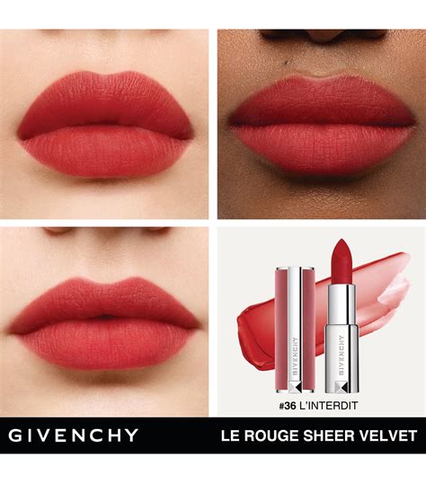 givenchy lipstick velvet